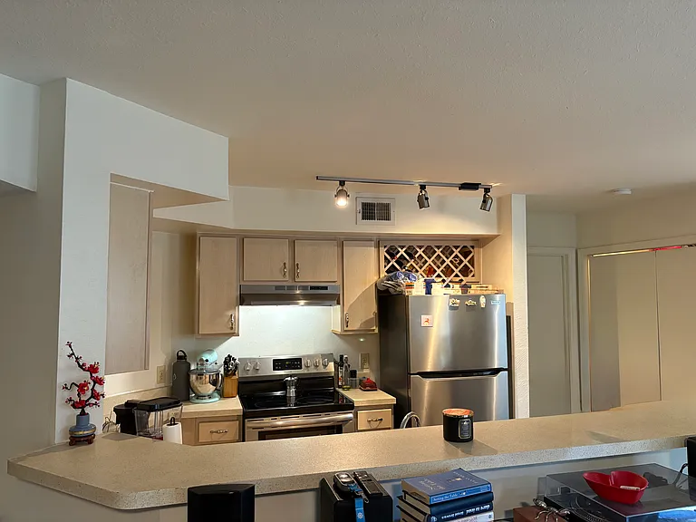 kitchen from living room