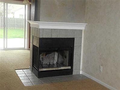 Fireplace.