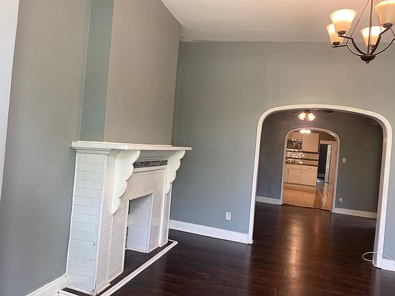 Open Floor View From Living Room, Dining Room To Large Kitchen