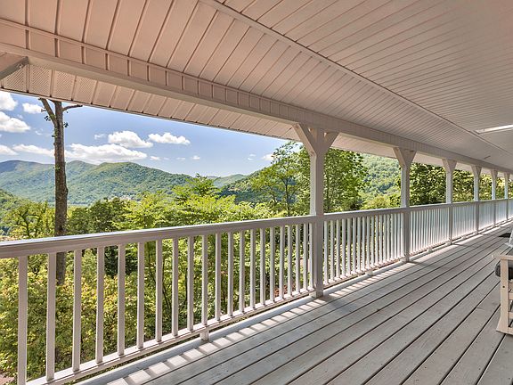 Expansive wraparound porch