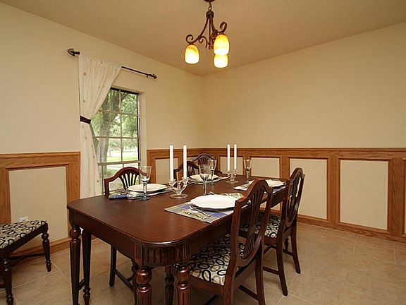 Spacious formal dining.