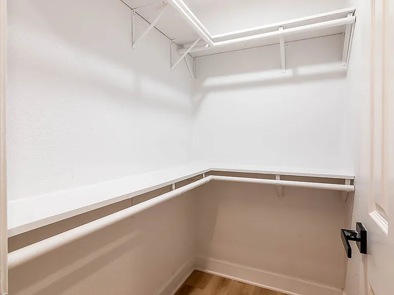 Our 2-bedroom units offer spacious WALK-IN closets!
