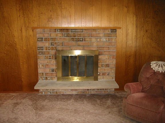 Fireplace in living room