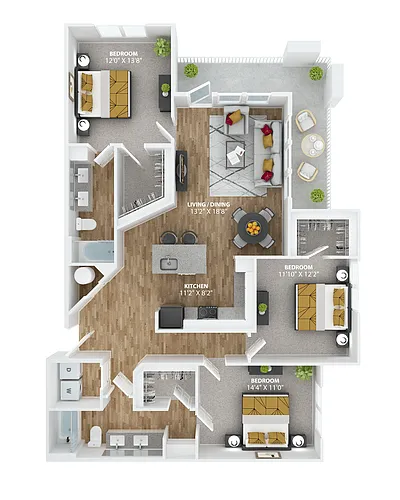 Floor plan Rosslyn C1