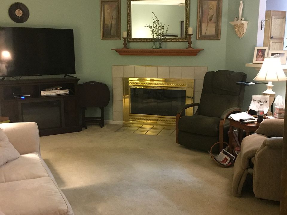 Wood burning fireplace 
