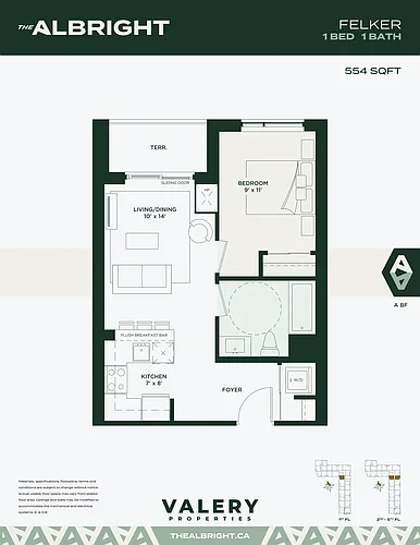 Floor plan Felker