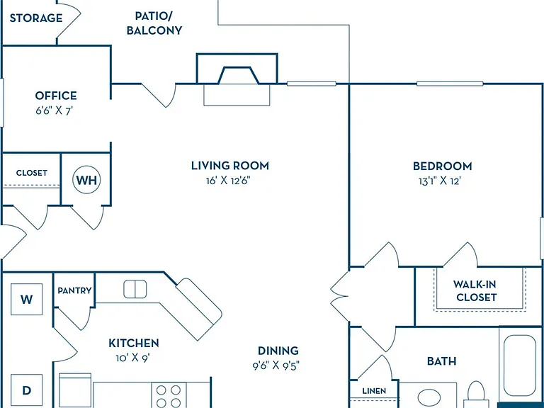 1 Bedroom | 1 Bath | 857 SF 1 Bedroom | 1 Bath | 857 SF