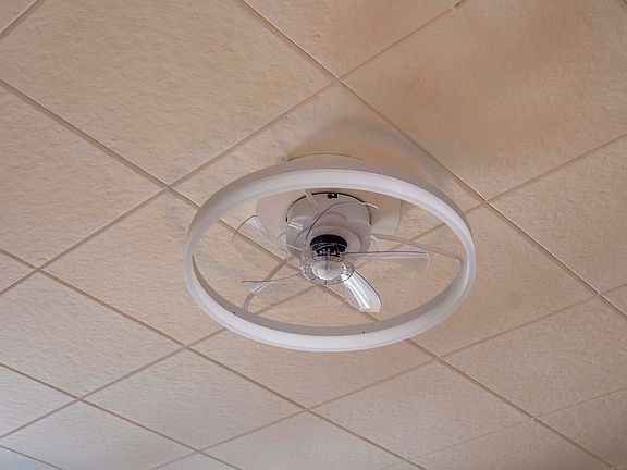 Light and Fan fixtures.