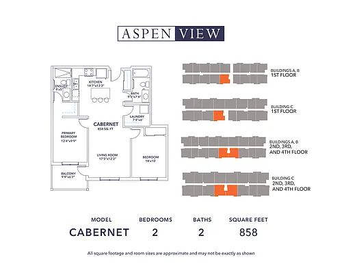 Floor plan Cabernet