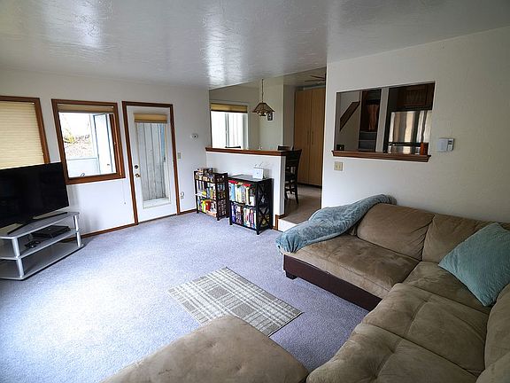 Living room towards deck