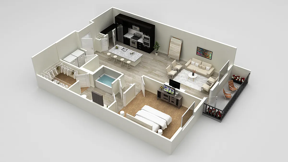 Floor plan A1D