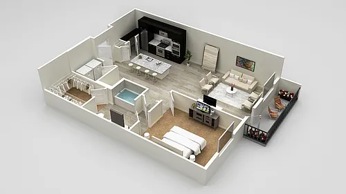 Floor plan A1D