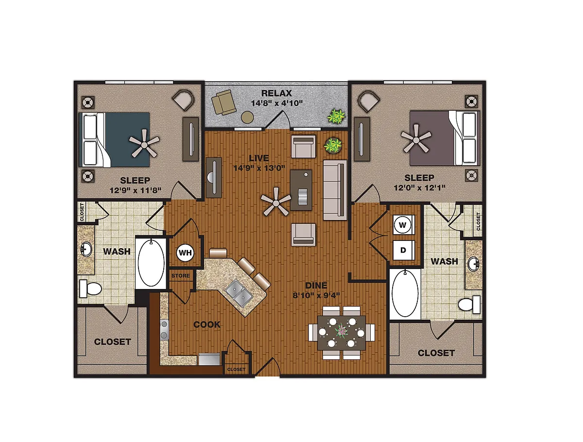 Floor plan B2