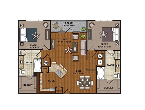 Floor plan B2