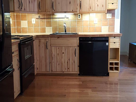 View of kitchen from front hallway