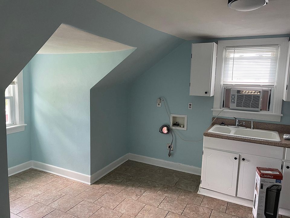 washer and dryer are back in place after painting