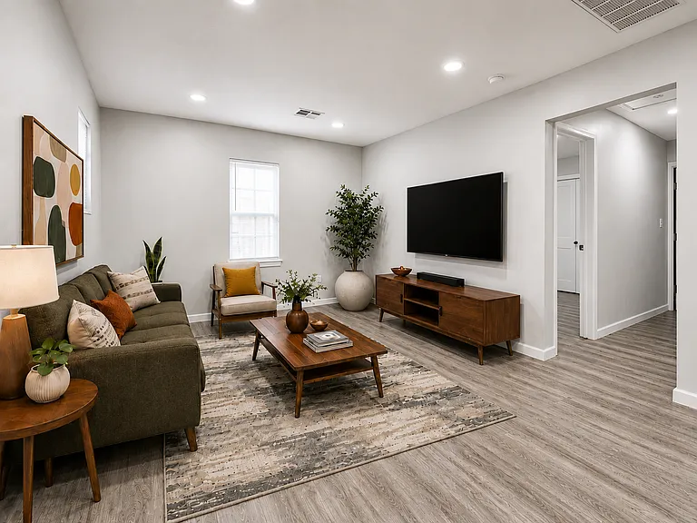 Living room staged 2