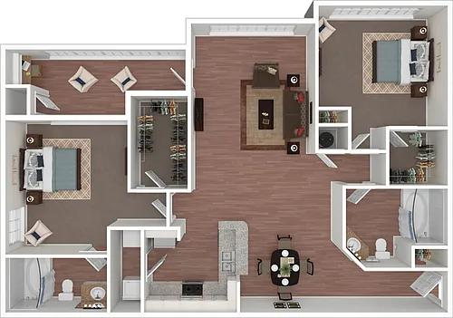 Floor plan Highland with Sunroom