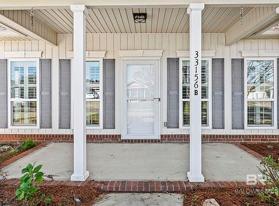Peaceful front porch