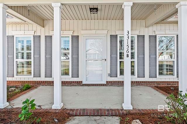 Peaceful front porch
