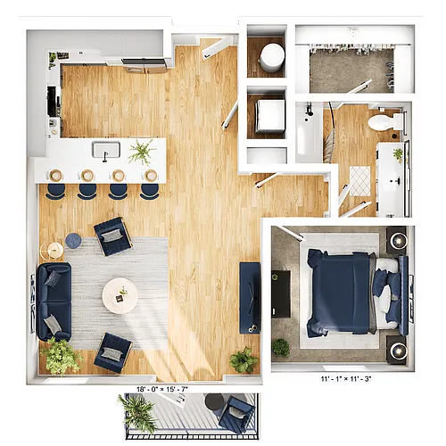 Floor plan A1M