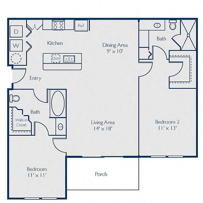 Floor plan B2A