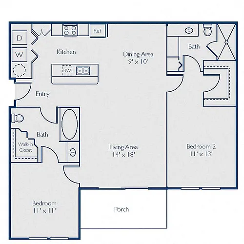 Floor plan B2A