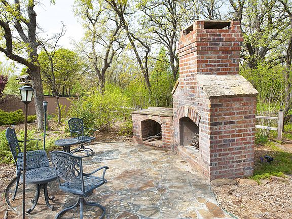 Cozy Backyard Fireplace