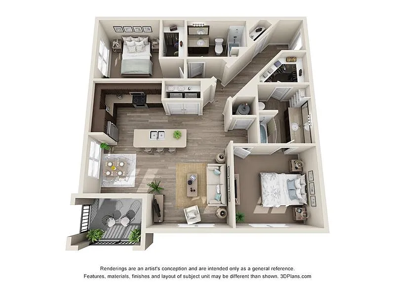 Floor plan 2X2-1241