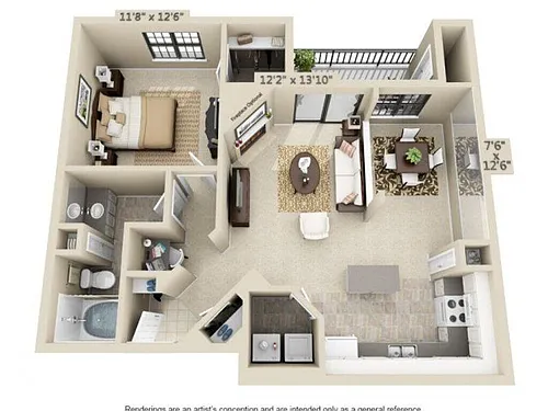 Floor plan Cypress (A3)