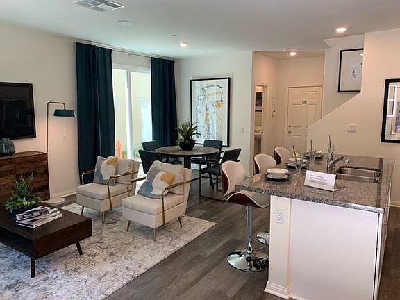 Open concept Living area