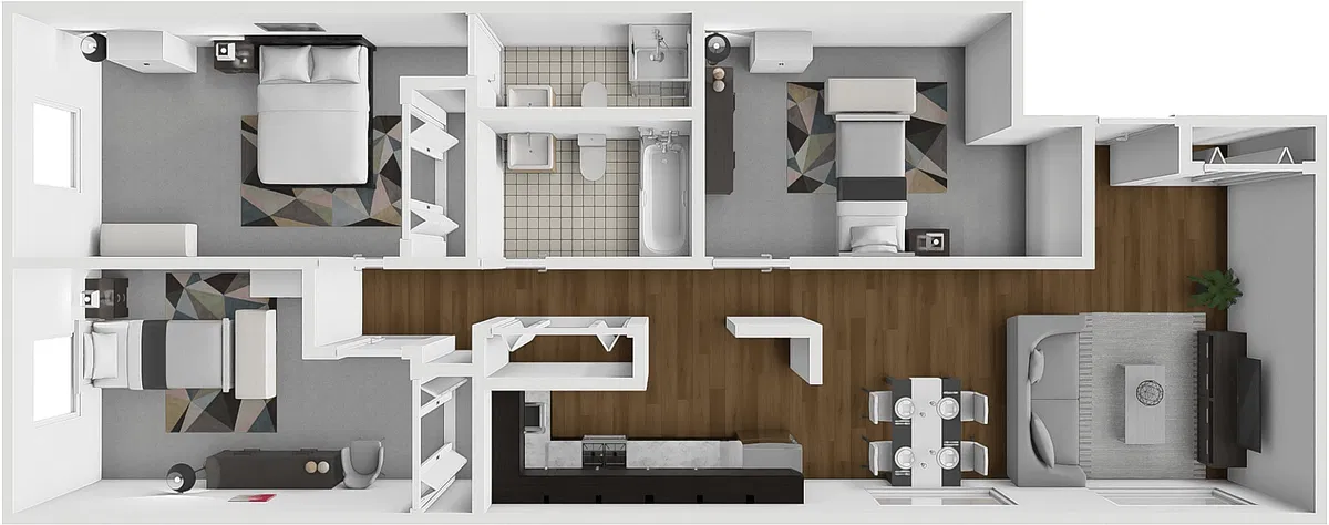 Floor plan 3 Bedroom