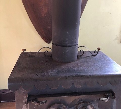 Woodstove/heatshield