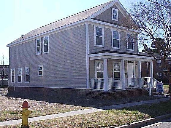 Exterior side view