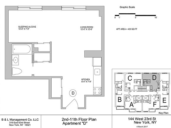 2nd image of 144 W 23rd St APT 4D