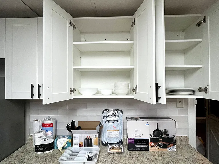 Kitchenette items for your seamless stay