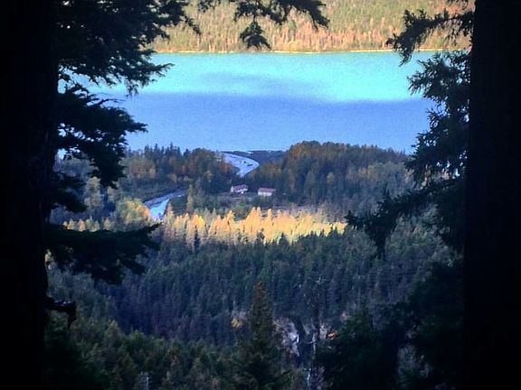View of home and neighbors from Sheep Mtn