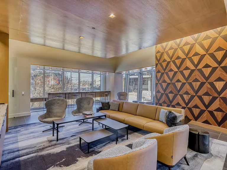 Ample seating and meeting areas.