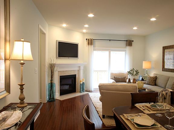 Marble surround fireplace