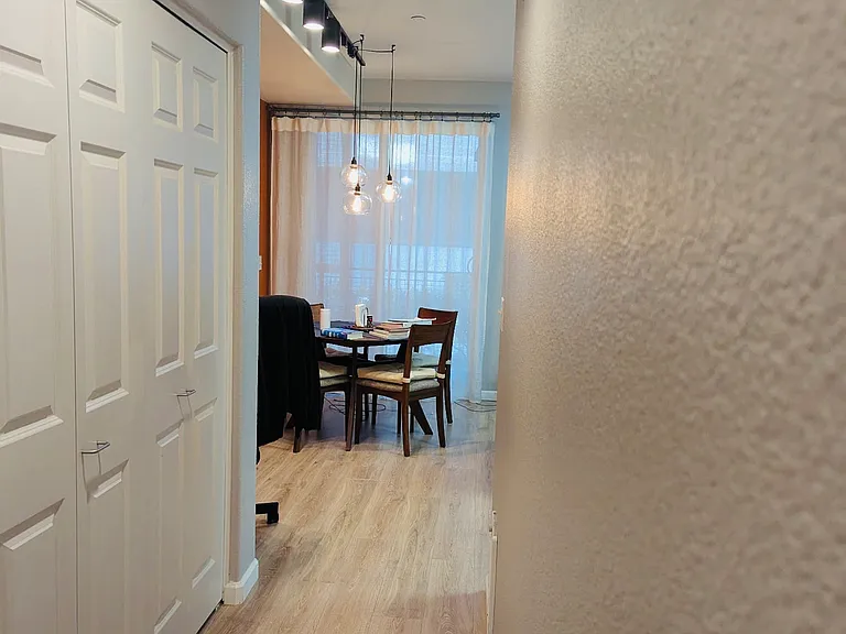 Hallway to living room/kitchen