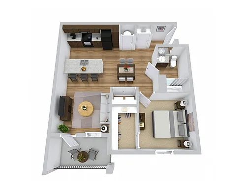 Floor plan 1 Bedroom