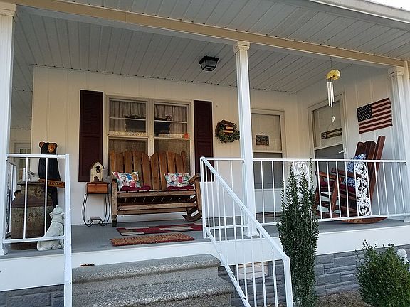 Covered front porch