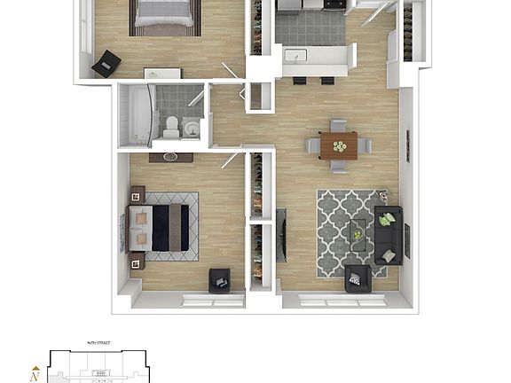 3rd image of 225 E 95th St #B4c