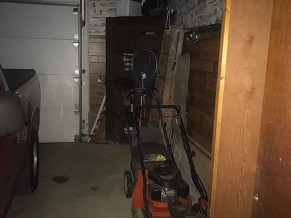 Extra wide garage storage
