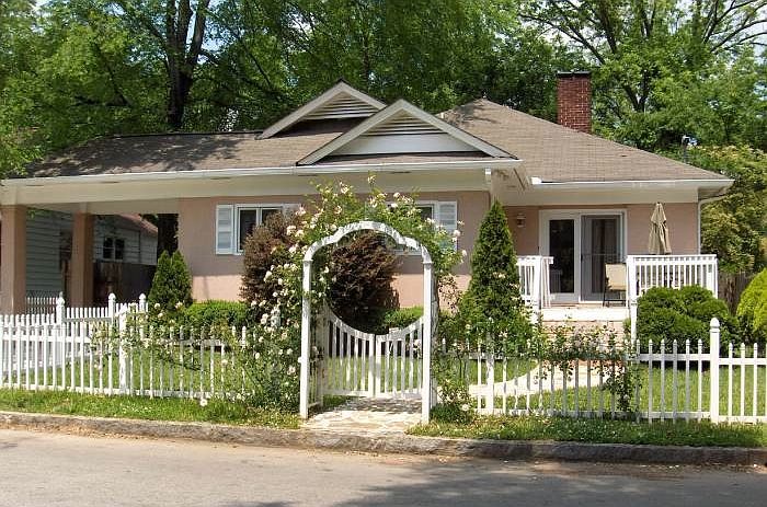 Private Apt in front of large home