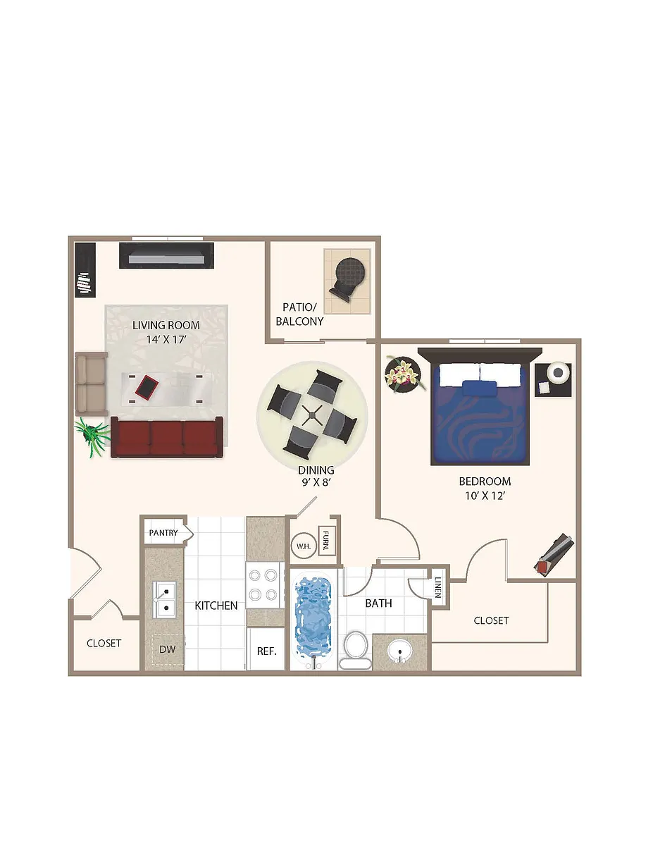 Floor plan Lake Freeman