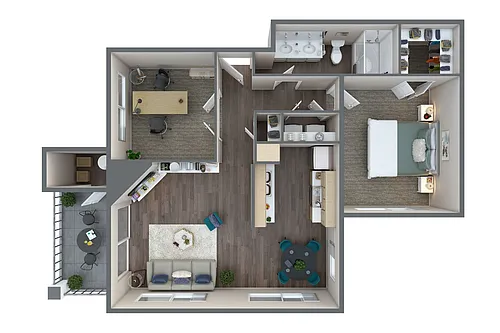 Floor plan Plan A-3 Den