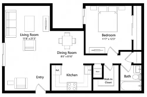 Floor plan A19-P