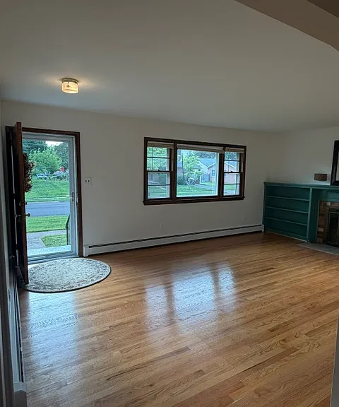 Hardwood floors throughout first floor.