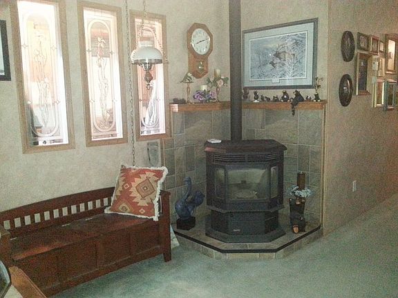 Pellet Stove in Living Room